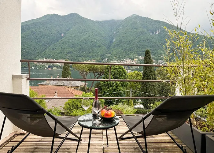 Appartamento P Terrace Exclusive - View With Terrace - Free Parking Laglio